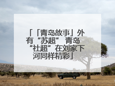 「青岛故事」外有“苏超” 青岛“社超”在刘家下河同样精彩