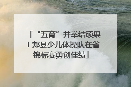 “五育”并举结硕果！郏县少儿体操队在省锦标赛勇创佳绩