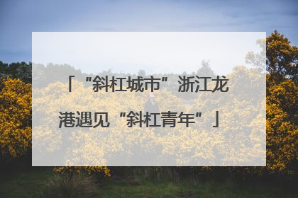 “斜杠城市”浙江龙港遇见“斜杠青年”