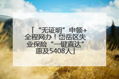 “无证明”申领+全程网办！岱岳区失业保险“一键直达”惠及5408人