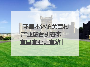 环县木钵镇关营村 产业融合引客来 宜居宜业更宜游