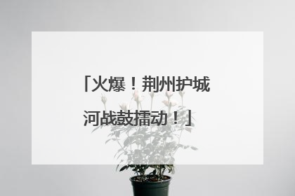 火爆！荆州护城河战鼓擂动！