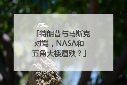 特朗普与马斯克对骂，NASA和五角大楼遭殃？