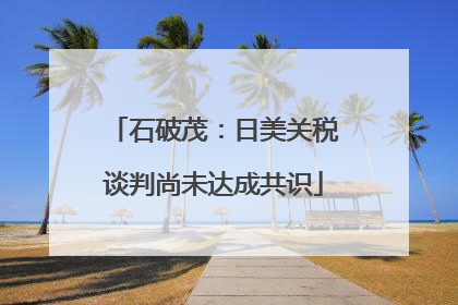 石破茂：日美关税谈判尚未达成共识
