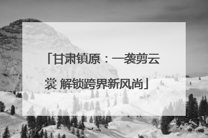甘肃镇原：一袭剪云裳 解锁跨界新风尚