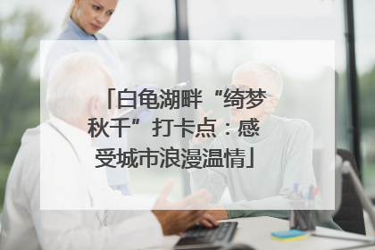 白龟湖畔“绮梦秋千”打卡点：感受城市浪漫温情