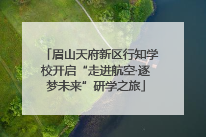 眉山天府新区行知学校开启“走进航空·逐梦未来”研学之旅