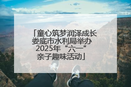 童心筑梦润泽成长 娄底市水利局举办2025年“六一”亲子趣味活动
