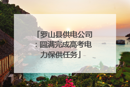 罗山县供电公司：圆满完成高考电力保供任务