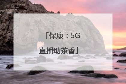 保康：5G直播助茶香