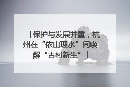 保护与发展并重，杭州在“依山理水”间唤醒“古村新生”