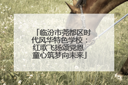 临汾市尧都区时代风华特色学校：红歌飞扬颂党恩 童心筑梦向未来