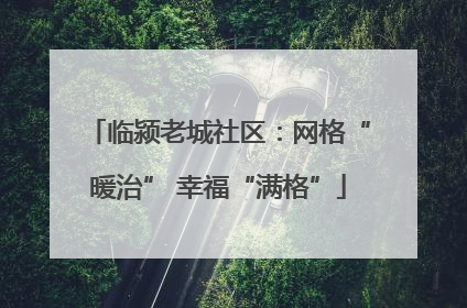 临颍老城社区：网格“暖治” 幸福“满格”