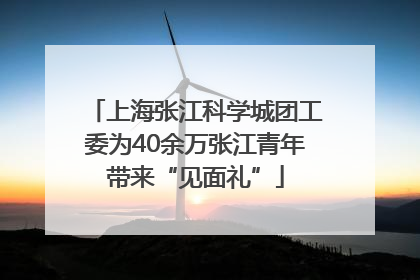 上海张江科学城团工委为40余万张江青年带来“见面礼”