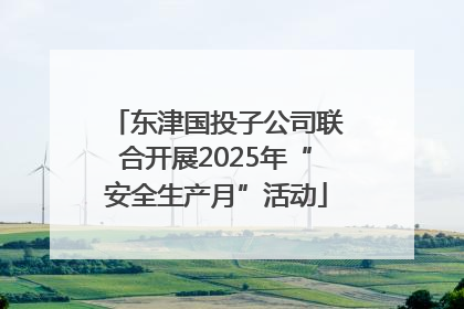 东津国投子公司联合开展2025年“安全生产月”活动