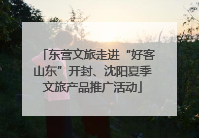东营文旅走进“好客山东”开封、沈阳夏季文旅产品推广活动