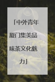 中外青年厦门集美品味茶文化魅力