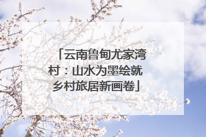云南鲁甸尤家湾村：山水为墨绘就乡村旅居新画卷