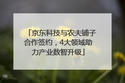 京东科技与农夫铺子合作签约，4大领域助力产业数智升级