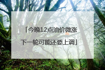 今晚12点油价微涨 下一轮可能还要上调