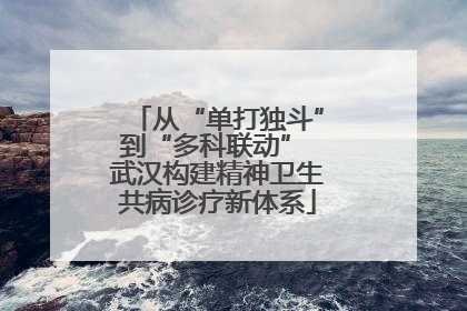 从“单打独斗”到“多科联动” 武汉构建精神卫生共病诊疗新体系