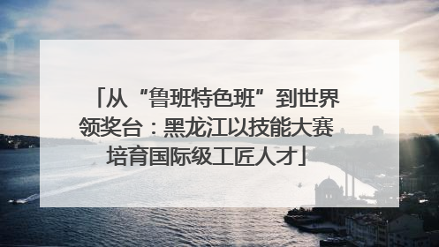 从“鲁班特色班”到世界领奖台：黑龙江以技能大赛培育国际级工匠人才