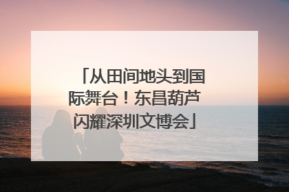 从田间地头到国际舞台！东昌葫芦闪耀深圳文博会