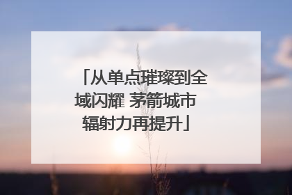 从单点璀璨到全域闪耀 茅箭城市辐射力再提升