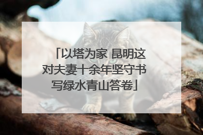 以塔为家 昆明这对夫妻十余年坚守书写绿水青山答卷