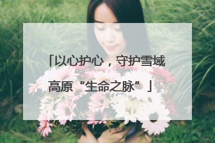 以心护心，守护雪域高原“生命之脉”