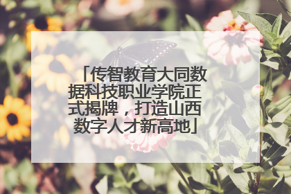 传智教育大同数据科技职业学院正式揭牌，打造山西数字人才新高地