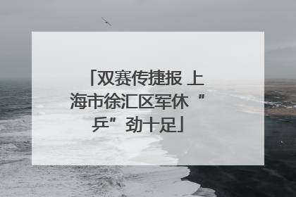 双赛传捷报 上海市徐汇区军休“乒”劲十足