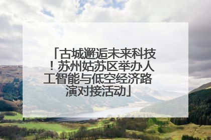 古城邂逅未来科技！苏州姑苏区举办人工智能与低空经济路演对接活动