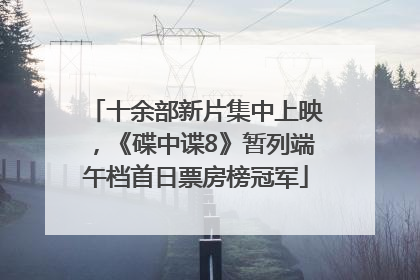十余部新片集中上映，《碟中谍8》暂列端午档首日票房榜冠军