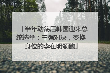半年动荡后韩国迎来总统选举：三强对决，变换身位的李在明领跑