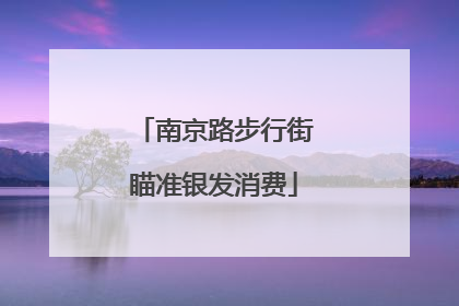南京路步行街瞄准银发消费