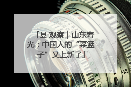 县·观察｜山东寿光：中国人的“菜篮子”又上新了