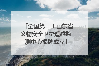全国第一！山东省文物安全卫星遥感监测中心揭牌成立