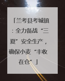 兰考县考城镇：全力备战“三夏”安全生产，确保小麦“丰收在仓”