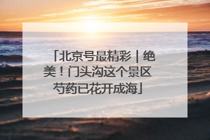 北京号最精彩｜绝美！门头沟这个景区芍药已花开成海
