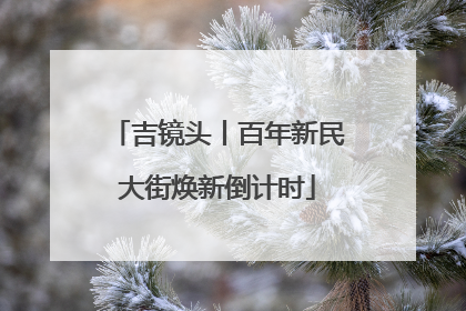 吉镜头丨百年新民大街焕新倒计时