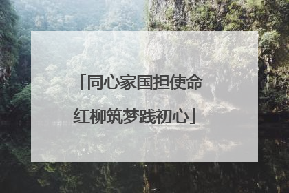 同心家国担使命 红柳筑梦践初心