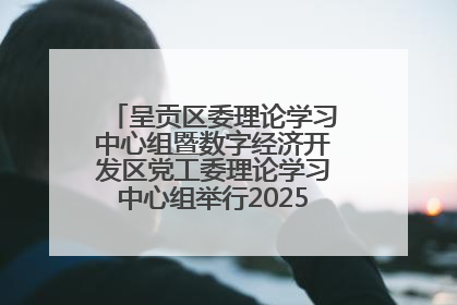 呈贡区委理论学习中心组暨数字经济开发区党工委理论学习中心组举行2025年第七次学习会议