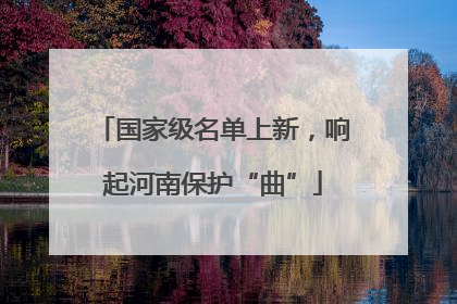 国家级名单上新，响起河南保护“曲”