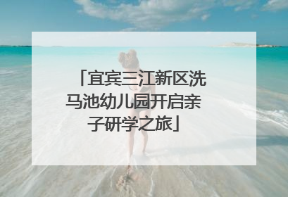 宜宾三江新区洗马池幼儿园开启亲子研学之旅