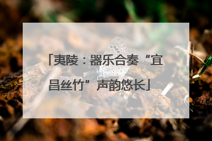 夷陵：器乐合奏“宜昌丝竹”声韵悠长