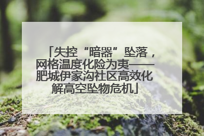 失控“暗器”坠落，网格温度化险为夷——肥城伊家沟社区高效化解高空坠物危机
