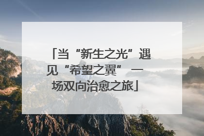 当“新生之光”遇见“希望之翼” 一场双向治愈之旅