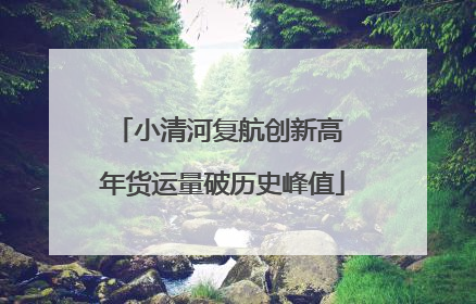 小清河复航创新高 年货运量破历史峰值