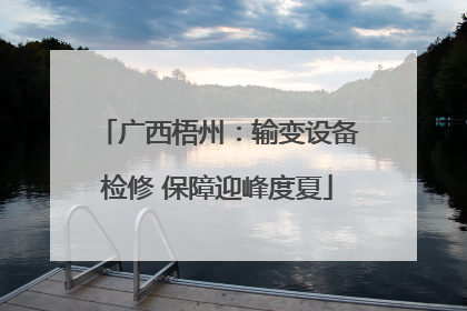 广西梧州：输变设备检修 保障迎峰度夏